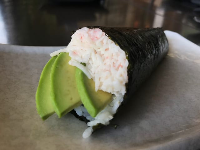 California Hand Roll.