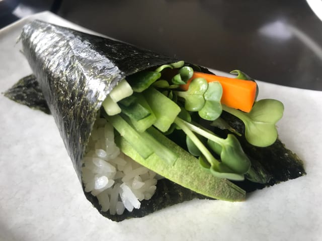 Veggie Hand Roll.