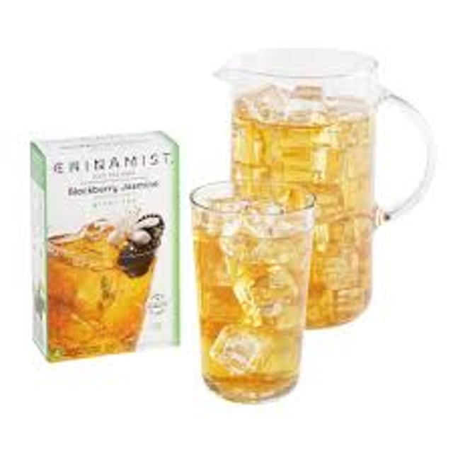 Blackberry Jasmine Green Iced Tea.